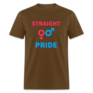 Straight Pride Classic T-Shirt - brown