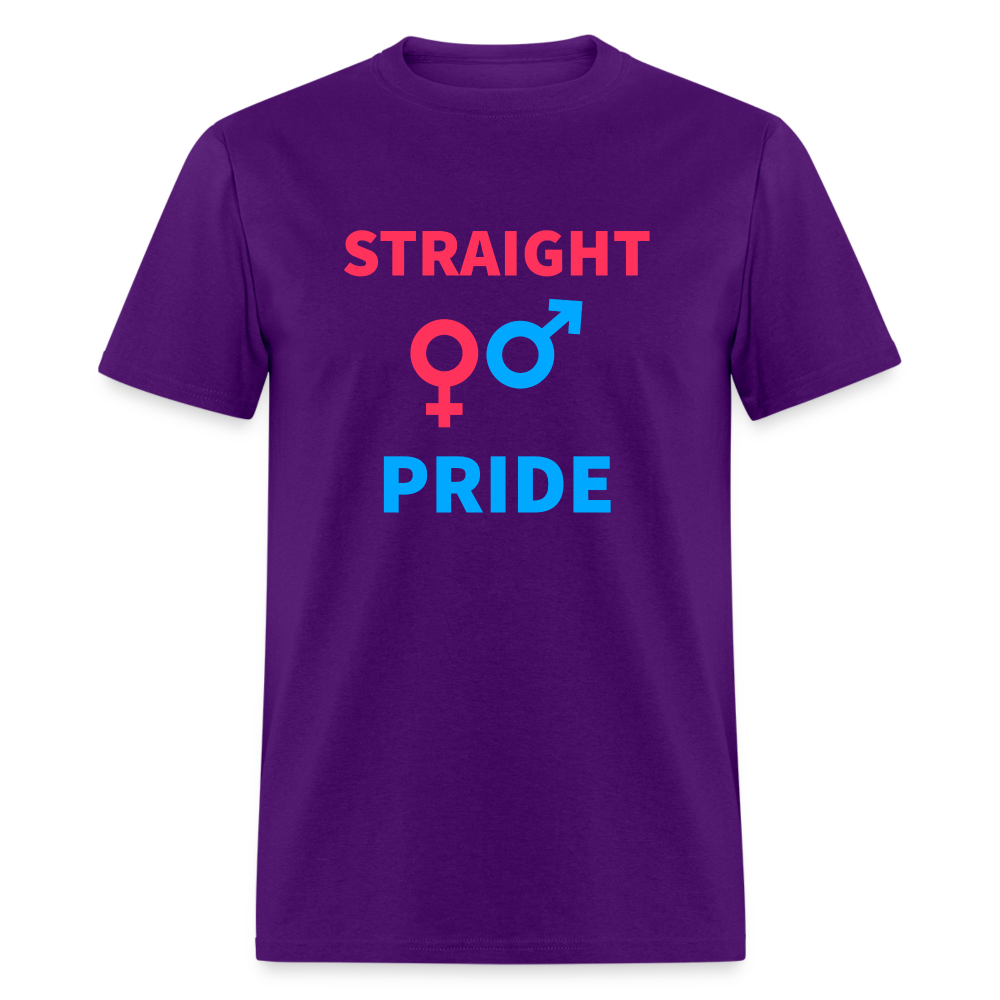 Straight Pride Classic T-Shirt - purple