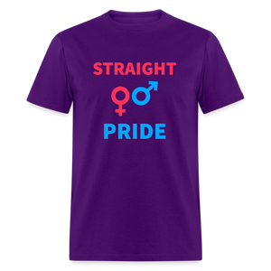 Straight Pride Classic T-Shirt - purple