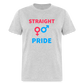 Straight Pride Classic T-Shirt - heather gray