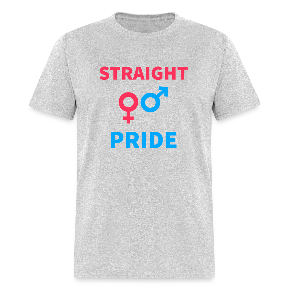 Straight Pride Classic T-Shirt - heather gray