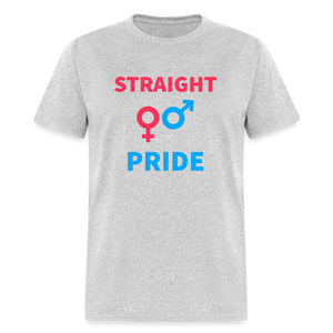 Straight Pride Classic T-Shirt - heather gray