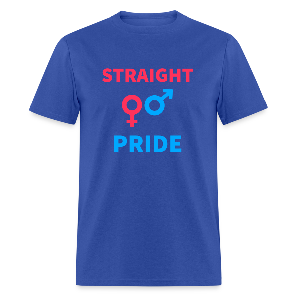 Straight Pride Classic T-Shirt - royal blue