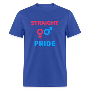 Straight Pride Classic T-Shirt - royal blue