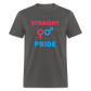 Straight Pride Classic T-Shirt - charcoal