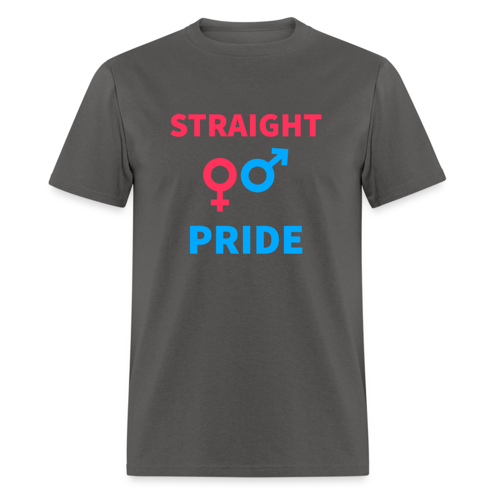 Straight Pride Classic T-Shirt - charcoal