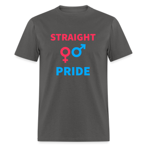 Straight Pride Classic T-Shirt - charcoal