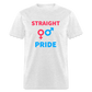 Straight Pride Classic T-Shirt - light heather gray