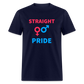 Straight Pride Classic T-Shirt - navy