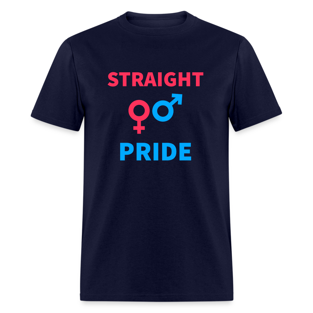 Straight Pride Classic T-Shirt - navy