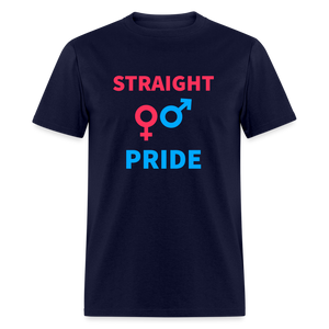 Straight Pride Classic T-Shirt - navy