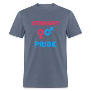 Straight Pride Classic T-Shirt - denim