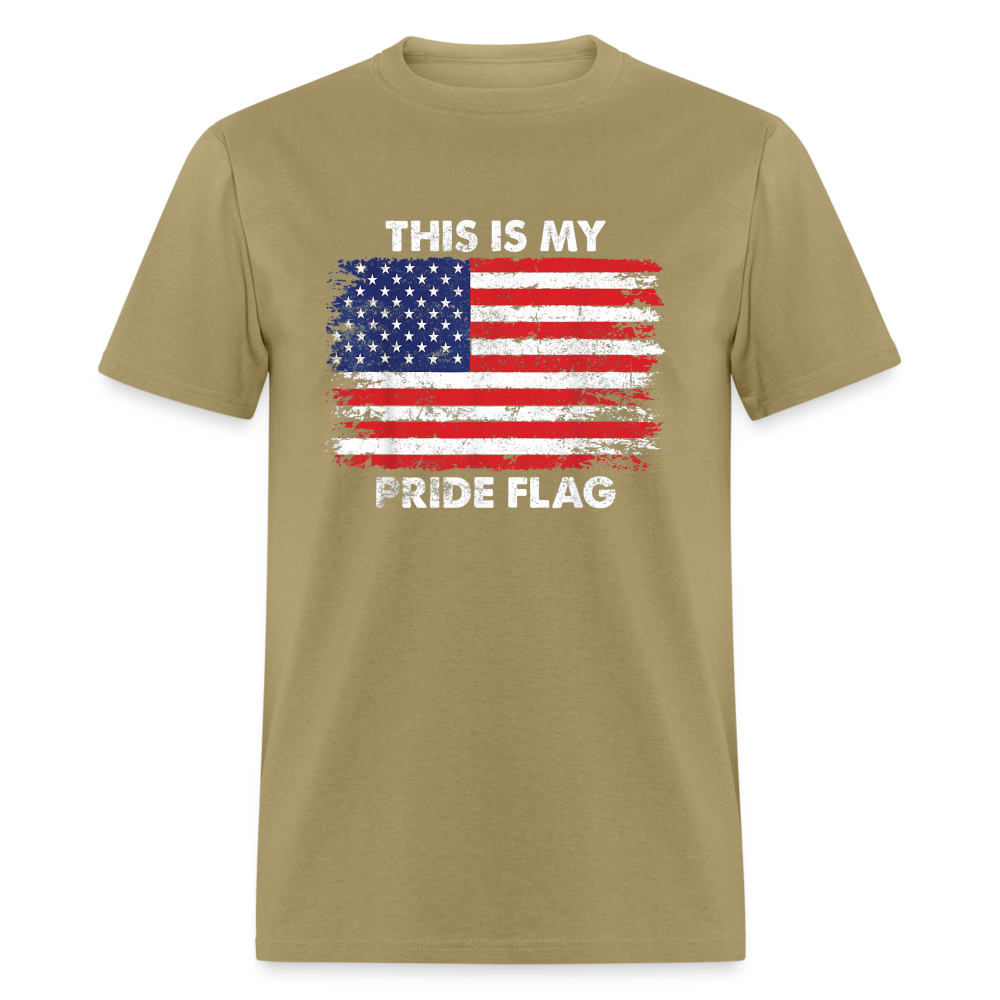 This is my PRIDE flag Classic T-Shirt - khaki