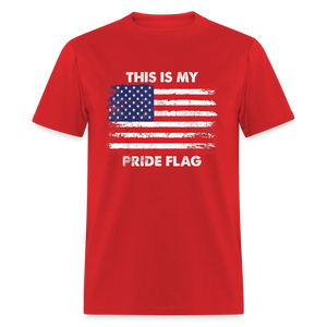 This is my PRIDE flag Classic T-Shirt - red