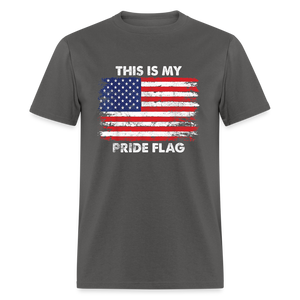 This is my PRIDE flag Classic T-Shirt - charcoal