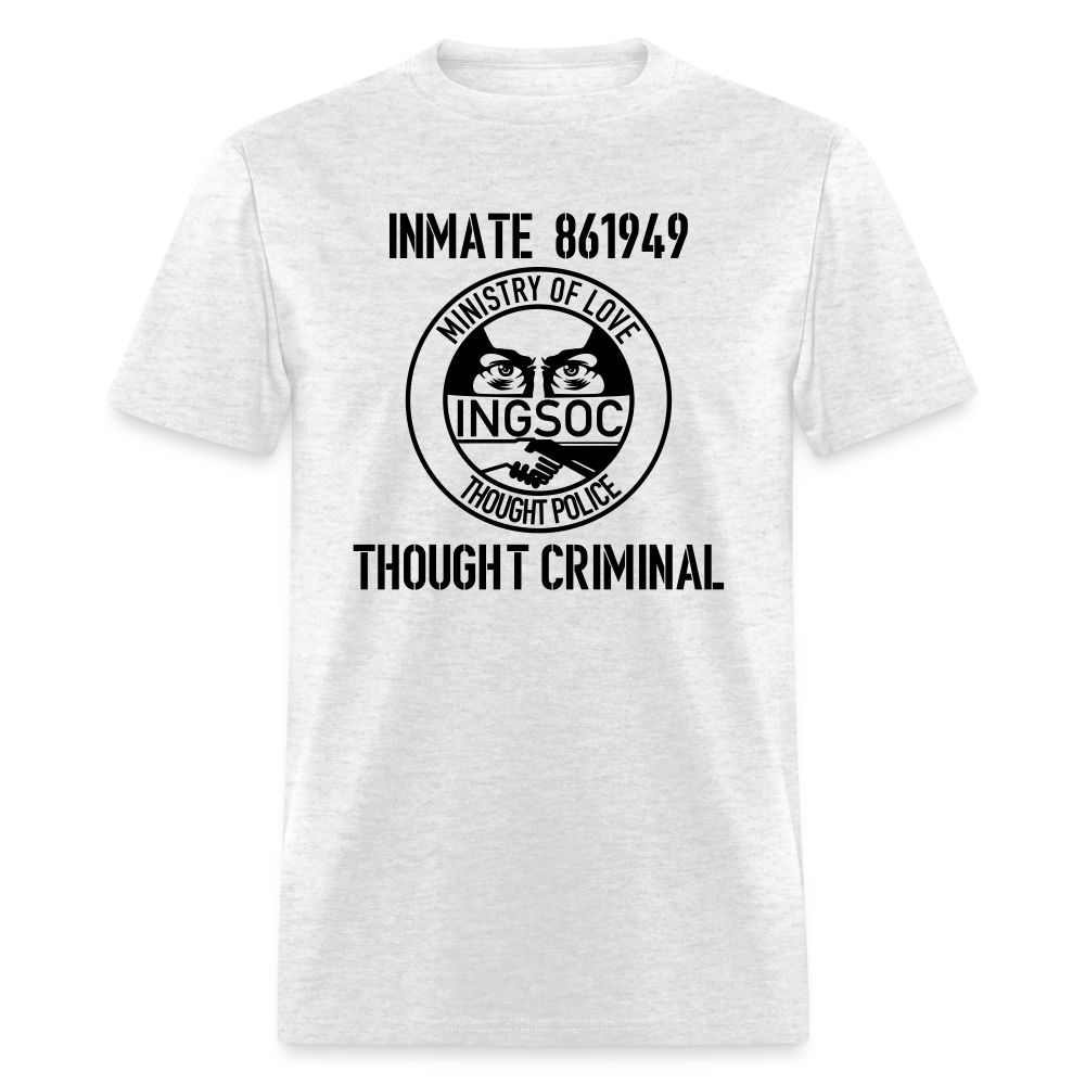 1984 book Inspired, Ministry of Truth, Thought Police, Thought Criminal Classic T-Shirt - light heather gray