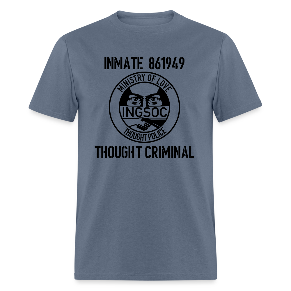 1984 book Inspired, Ministry of Truth, Thought Police, Thought Criminal Classic T-Shirt - denim