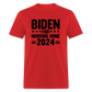 Biden for Nursing Home '24 Classic T-Shirt - red