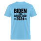 Biden for Nursing Home '24 Classic T-Shirt - aquatic blue