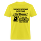 Since We're Redefining Everything This Is A Cordless Hole Puncher Classic T-Shirt - yellow