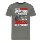 Since We're Redefining Everything, This Is A Cordless Hole Puncher Men's Premium T-Shirt - asphalt gray