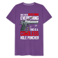 Since We're Redefining Everything, This Is A Cordless Hole Puncher Men's Premium T-Shirt - purple