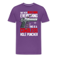 Since We're Redefining Everything, This Is A Cordless Hole Puncher Men's Premium T-Shirt - purple