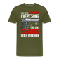 Since We're Redefining Everything, This Is A Cordless Hole Puncher Men's Premium T-Shirt - olive green