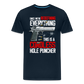 Since We're Redefining Everything, This Is A Cordless Hole Puncher Men's Premium T-Shirt - deep navy