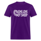 Raising Lions Not Sheep Classic T-Shirt - purple