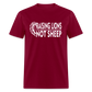 Raising Lions Not Sheep Classic T-Shirt - burgundy