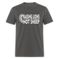 Raising Lions Not Sheep Classic T-Shirt - charcoal