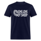 Raising Lions Not Sheep Classic T-Shirt - navy