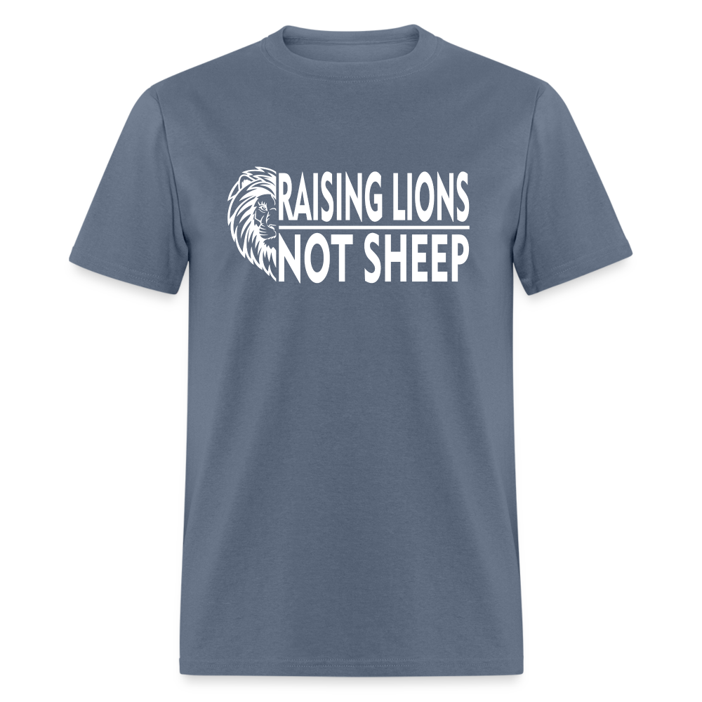 Raising Lions Not Sheep Classic T-Shirt - denim