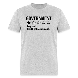 Review Of The Government - Very bad. Would not recommend  Classic T-Shirt - heather gray