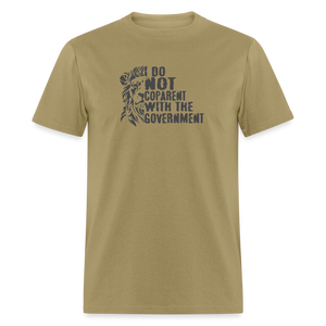 I do NOT coparent with the government Classic T-Shirt - khaki