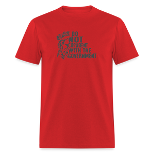 I do NOT coparent with the government Classic T-Shirt - red