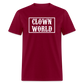 Clown World Border Classic T-Shirt - burgundy