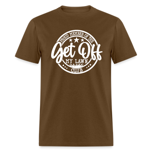 Proud Member Of The Get Off My Lawn Club Classic T-Shirt - brown