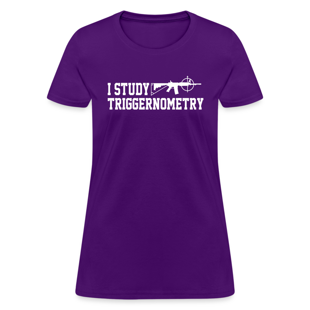 I Study Triggernometry Women's T-Shirt - purple