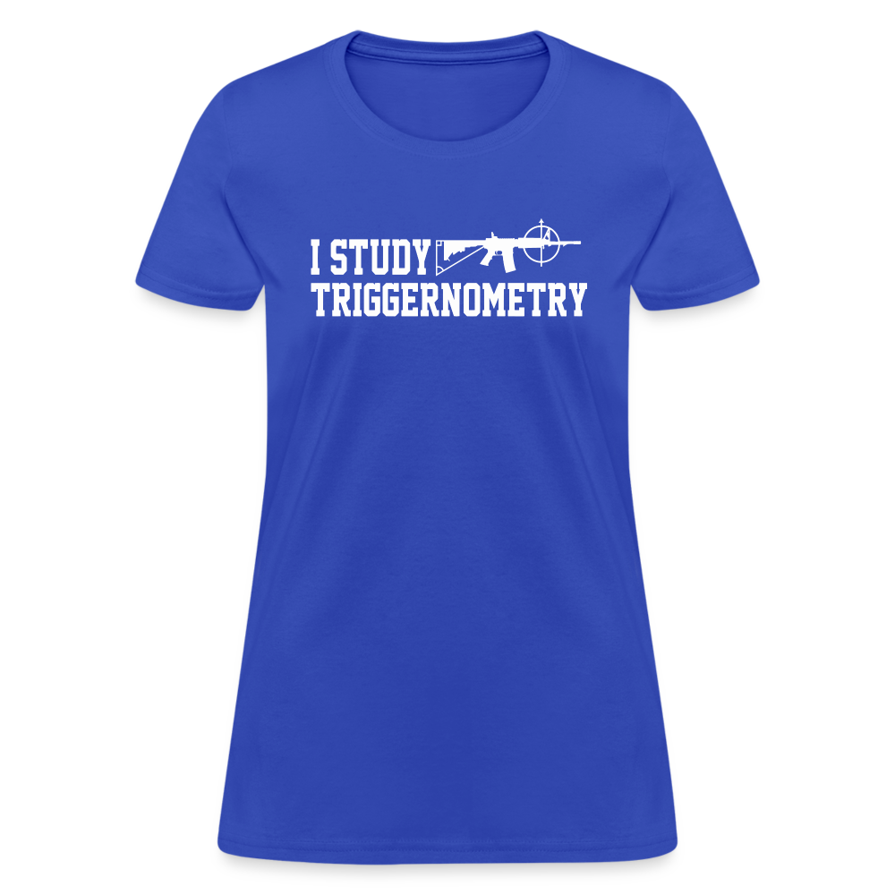 I Study Triggernometry Women's T-Shirt - royal blue