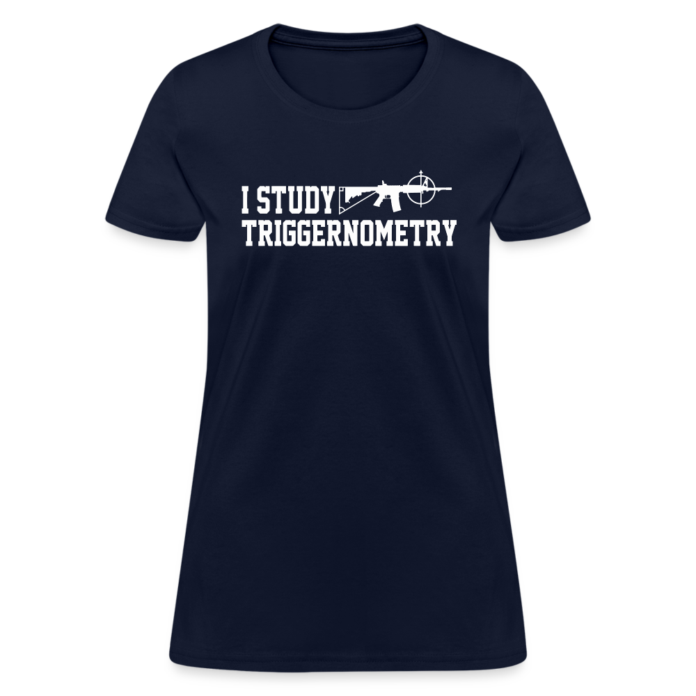 I Study Triggernometry Women's T-Shirt - navy