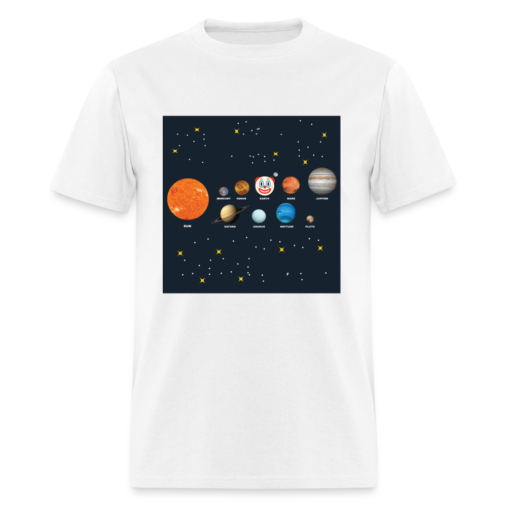 Clown World Solar System Classic Men's T-Shirt - white