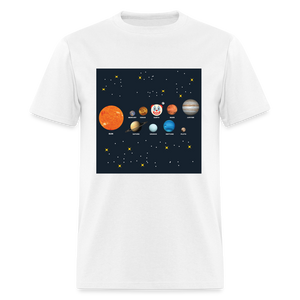 Clown World Solar System Classic Men's T-Shirt - white