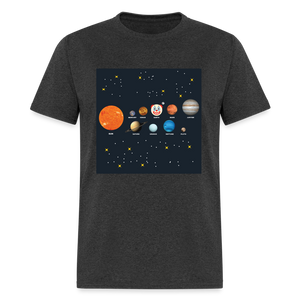 Clown World Solar System Classic Men's T-Shirt - heather black