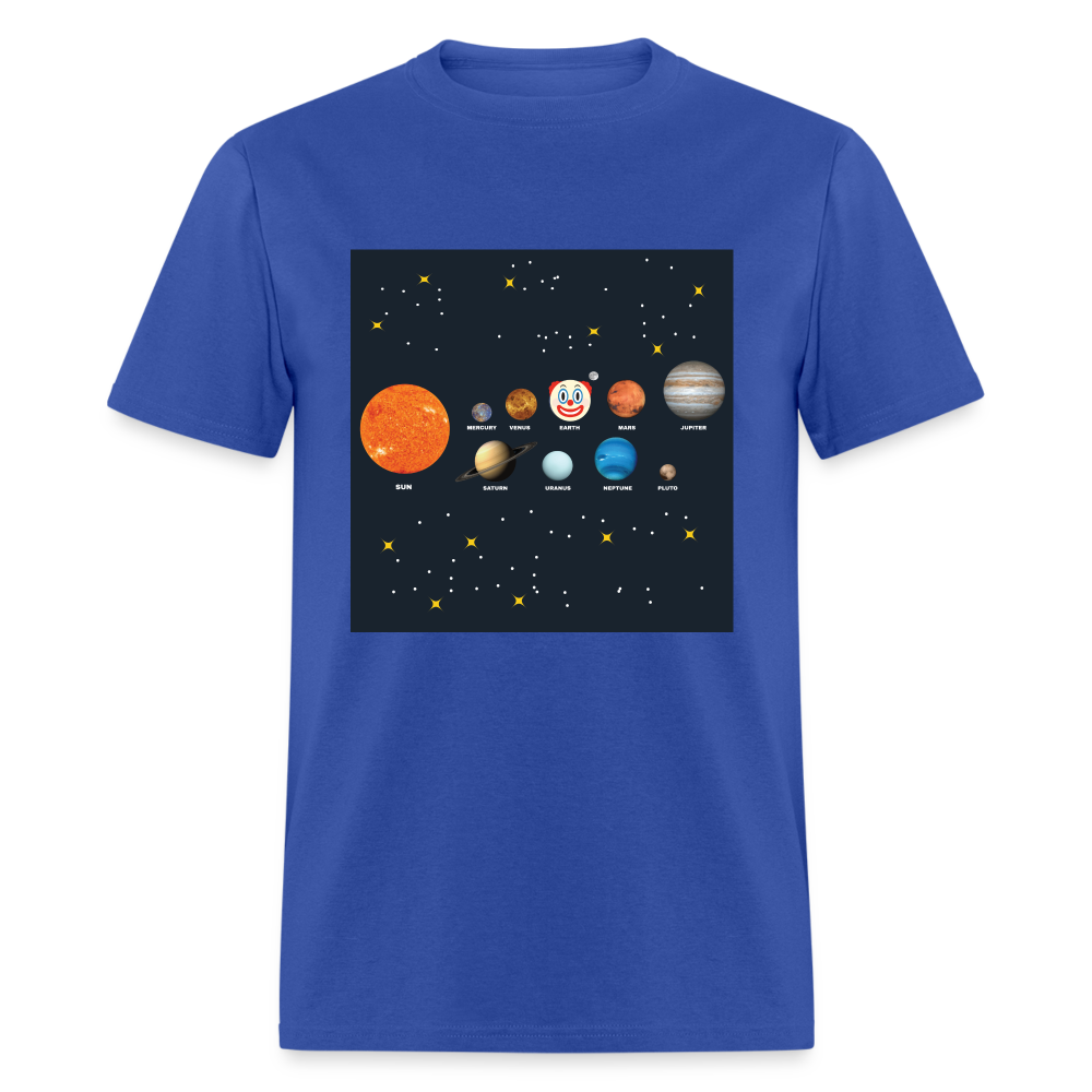 Clown World Solar System Classic Men's T-Shirt - royal blue