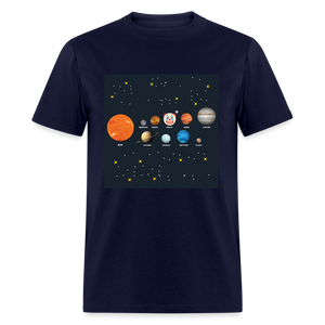 Clown World Solar System Classic Men's T-Shirt - navy