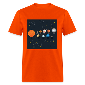 Clown World Solar System Classic Men's T-Shirt - orange