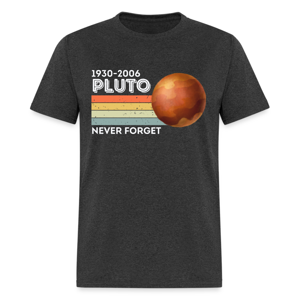 1930-2006 Pluto Never Forget Funny Classic T-Shirt - heather black