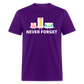 Never Forget Retro Classic T-Shirt - purple